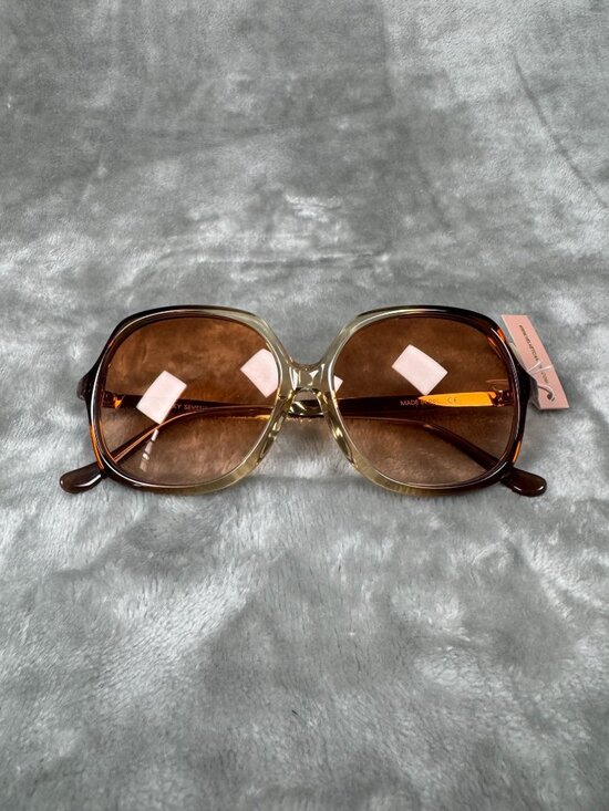 Velvet Canyon Lucky Sevens retro boho peach Sunglasses Gradient Brown Lenses Ace main image 5